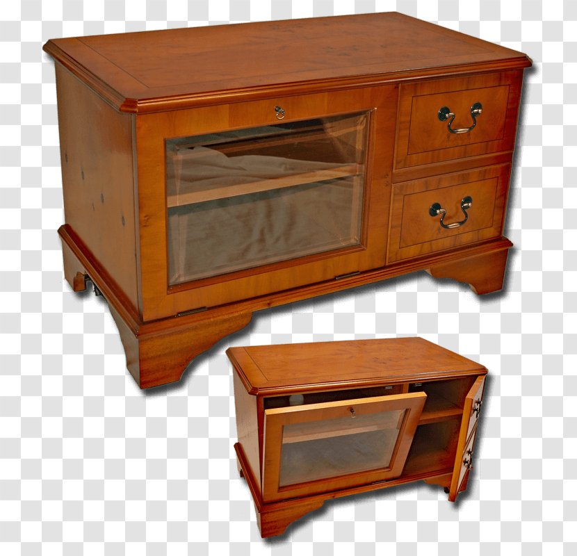 Bedside Tables Drawer Wood Stain - End Table Transparent PNG