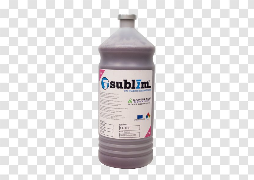 Continuous Ink System Dye-sublimation Printer Liquid - Cyan - Fluorescent Transparent PNG