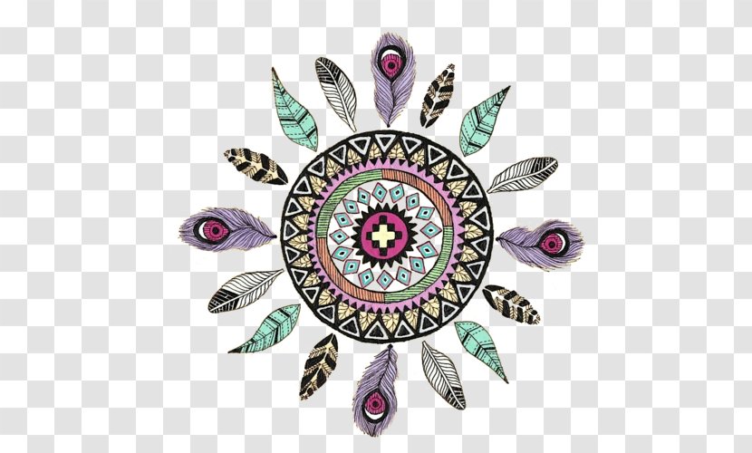 Dreamcatcher Drawing Feather - Native Americans In The United States Transparent PNG