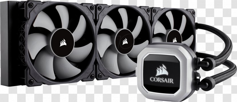 Computer System Cooling Parts Corsair Components Water Central Processing Unit Power Supply - Fan Control - Curve Transparent PNG