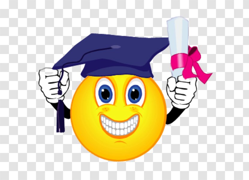 Smiley Emoticon Graduation Ceremony Clip Art Transparent PNG