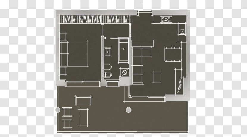 Architecture House Floor Plan - Elevation - San Pietro Transparent PNG