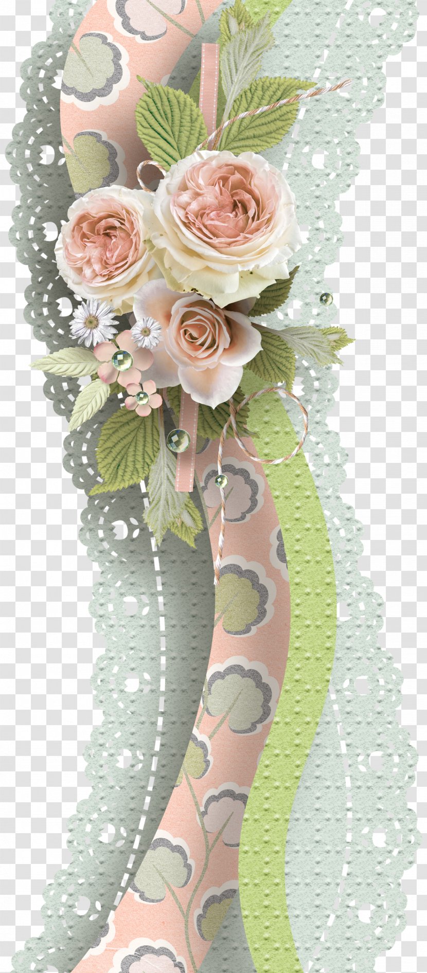 Paper Scrapbooking Flower Bouquet Embroidery - Floristry - Decorations Transparent PNG