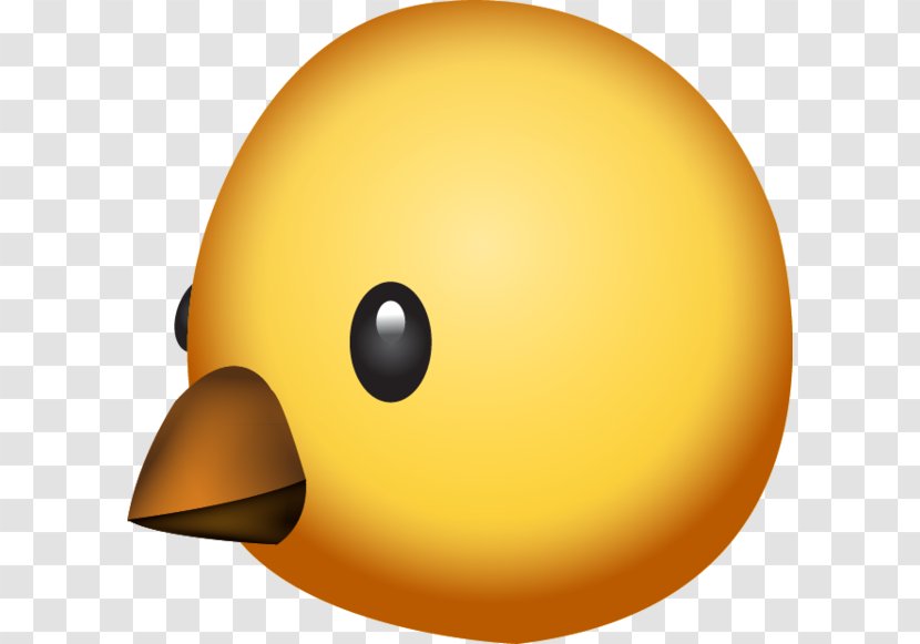 Emoji Duck With Not Bulletproof WhatsApp Emoticon - Iphone - Chick Transparent PNG