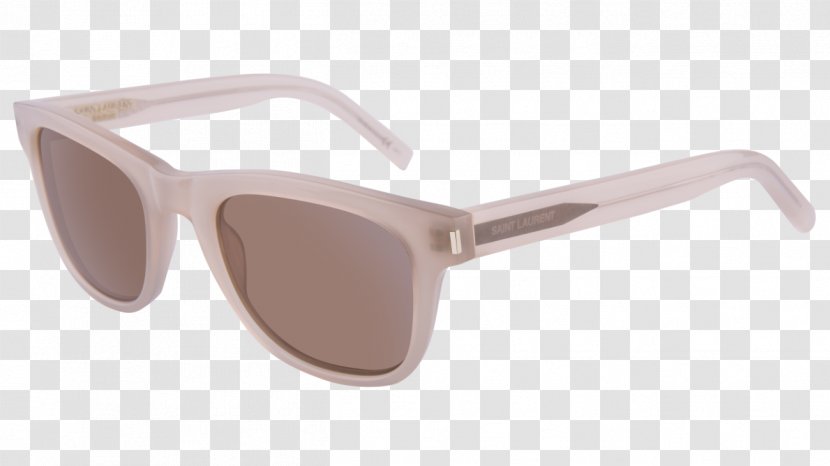 Sunglasses Goggles Plastic - Beige - Saint Laurent Transparent PNG