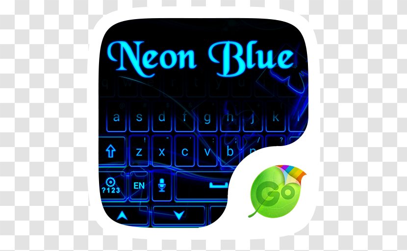 Numeric Keypads Computer Keyboard Blue Font - Emoji Dp Transparent PNG