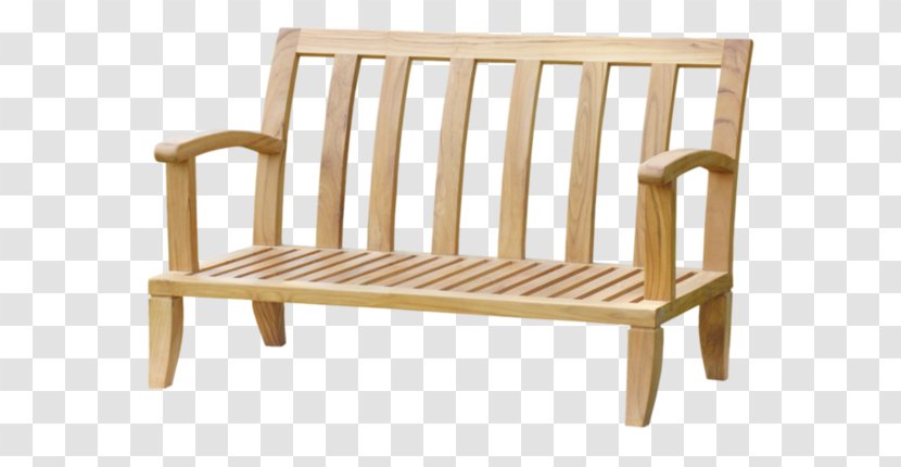Garden Furniture Bench Chair Cushion Table - Wood Stain Armrest Transparent PNG