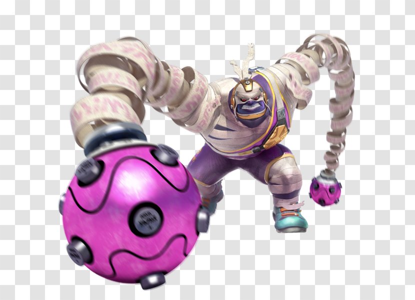 Arms Nintendo Switch Mummy Video Games Wiki - Purple Transparent PNG