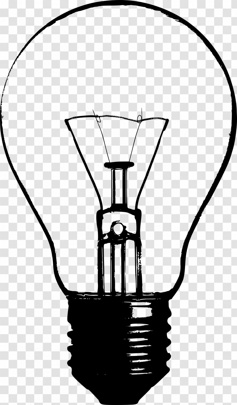 Clip Art Openclipart Incandescent Light Bulb Vector Graphics - Electricity - Drawing Cartoon Transparent PNG