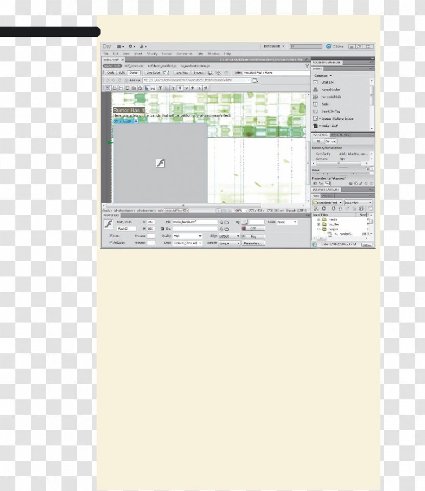 Computer Software Multimedia Screenshot Font - Dreamweaver Transparent PNG