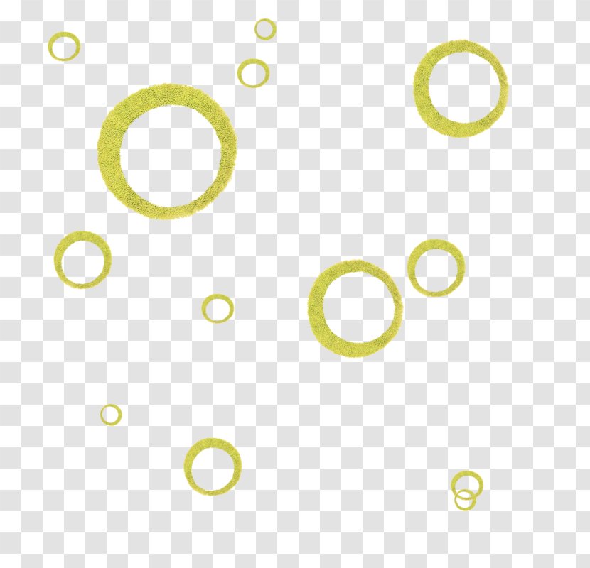 Yellow Circle Body Piercing Jewellery Font - Hardware Accessory - Floating Transparent PNG