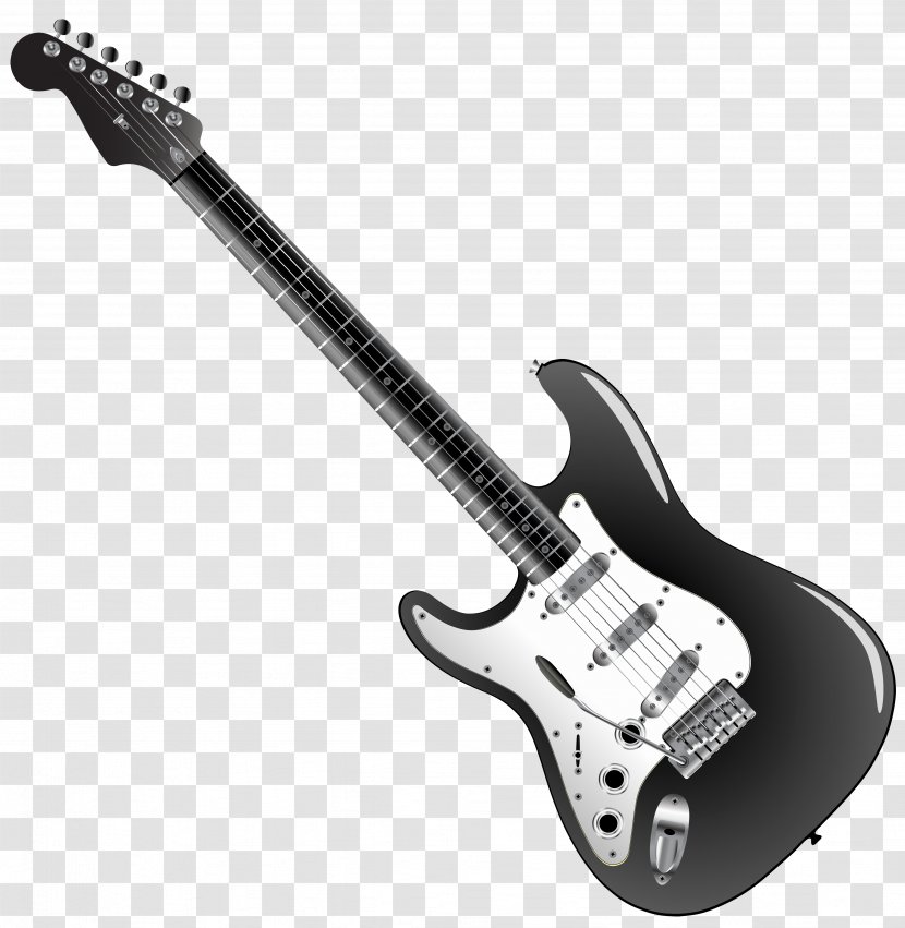 Electric Guitar Bass Fingerboard Musical Instruments - Cartoon Transparent PNG