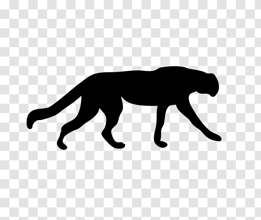 Puma Logo - Silhouette - Roar Line Art Transparent PNG