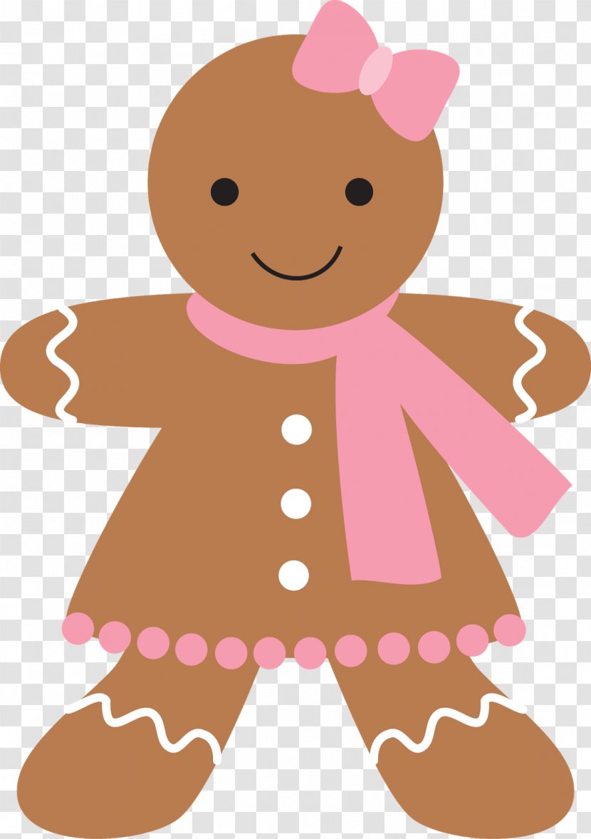 Gingerbread House Man Christmas Clip Art - Watercolor - Ginger Transparent PNG