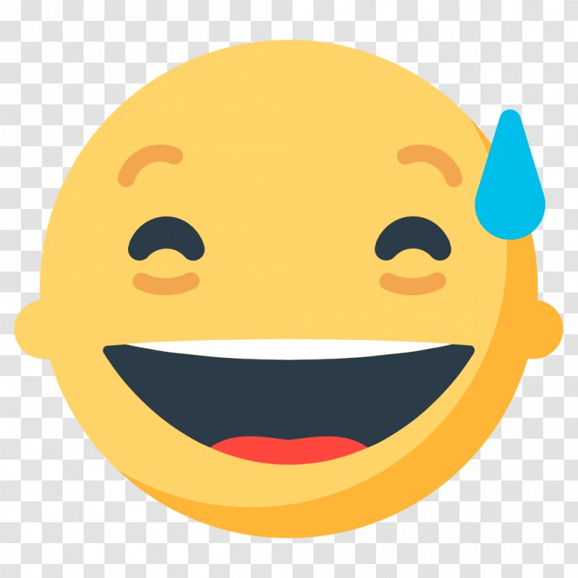 Face With Tears Of Joy Emoji Emoticon Smiley Laughter - Yellow - Smile Transparent PNG