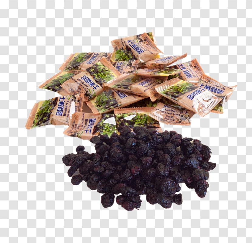 Blueberry Dried Fruit Snack - Dry Bags Transparent PNG
