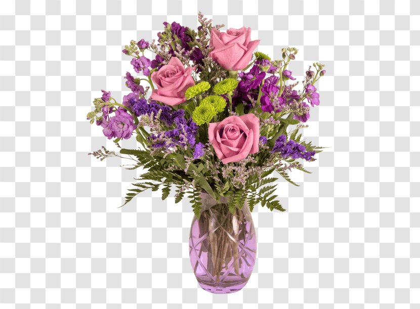 Birthday Flower Delivery Floristry Bouquet - Arranging - Purple Rose Corsages For Prom Transparent PNG