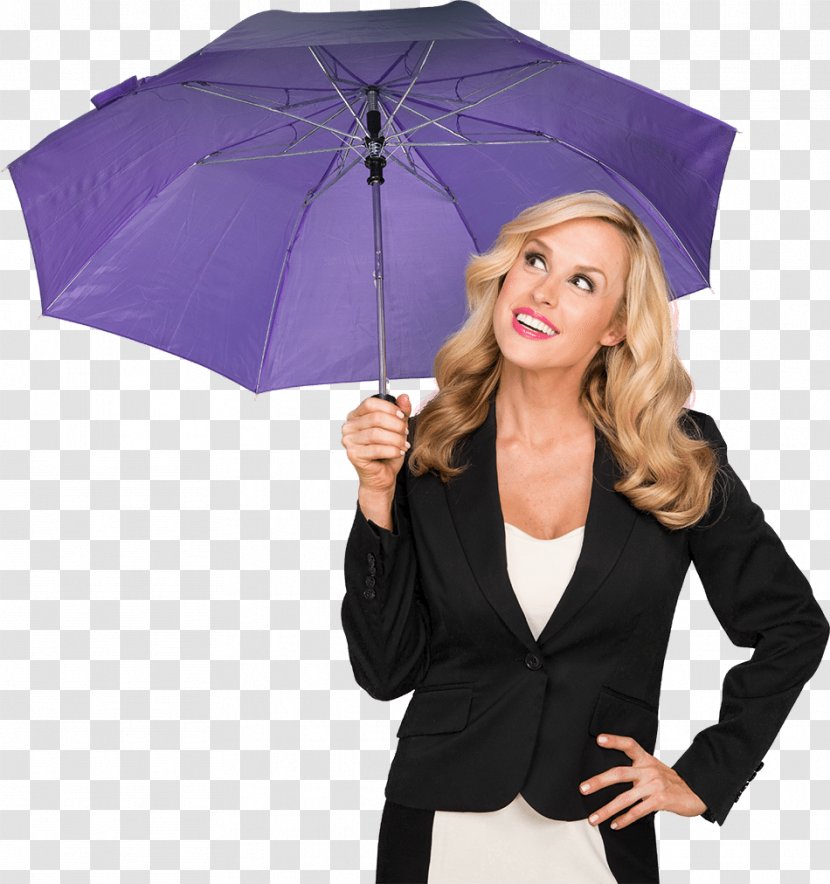 Umbrella Outerwear - Purple Transparent PNG