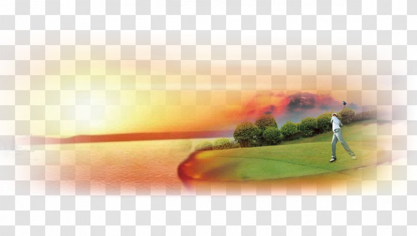 Close-up Wallpaper - Computer - Sunset Golf Background Transparent PNG