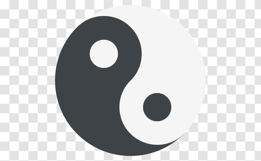 Emoji Symbol Yin And Yang Sticker Meaning Transparent PNG