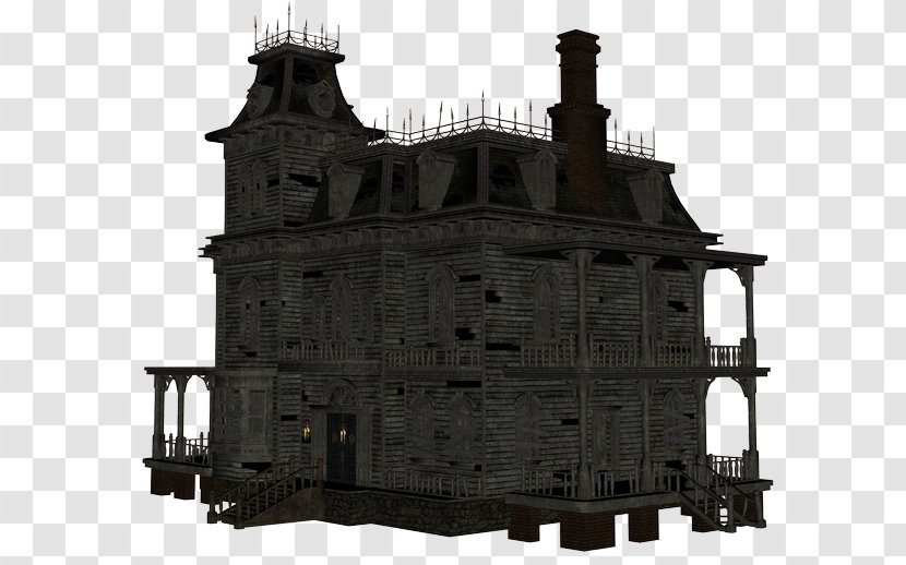 Middle Ages Medieval Architecture Building - Haunted House Transparent PNG