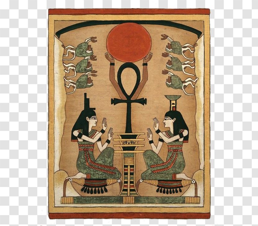 Ancient Egyptian Deities Isis Nephthys Goddess - Ennead - Egypt Picture Transparent PNG