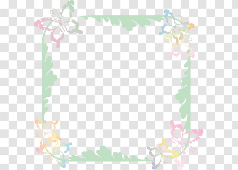 Floral Design Picture Frames Leaf Pattern - Border - Chou Transparent PNG