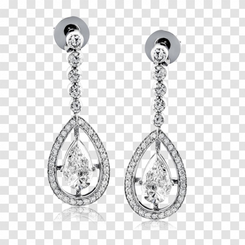 Earring Jewellery Diamond Gemstone Pearl - Cubic Zirconia Transparent PNG