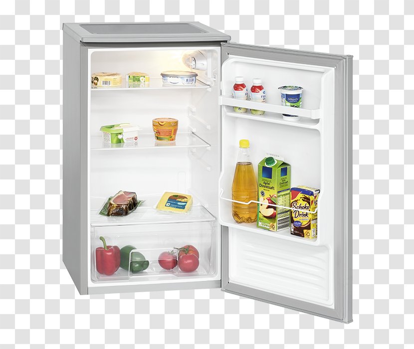 Refrigerator Bomann VS 2262 SEVERIN KS 9892 Seve Fridge 9893 A Plus White Amazon.com - Major Appliance Transparent PNG