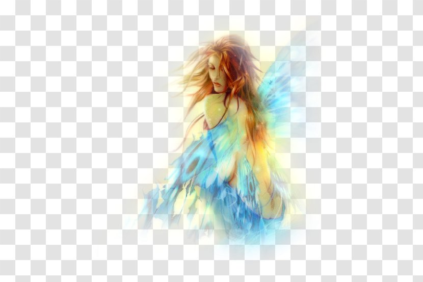 The Fairy With Turquoise Hair Elf Legendary Creature Tale - Rub Water Transparent PNG