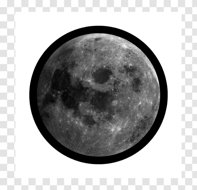 Gobo Glass Stage Lighting Moon - Monochrome Transparent PNG
