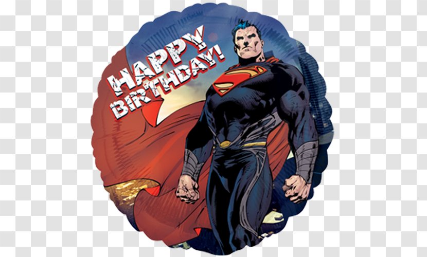 Superman Balloon Party Birthday Superhero Transparent PNG