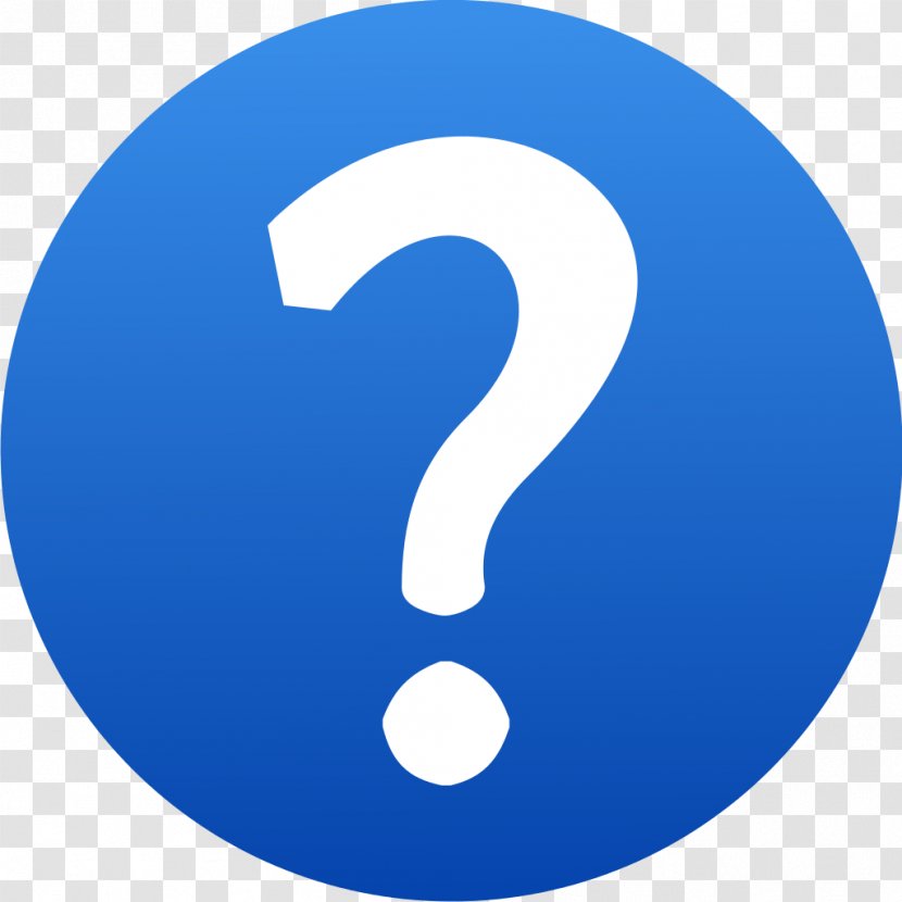 Question Mark Clip Art - Symbol - Blue Icon Transparent PNG