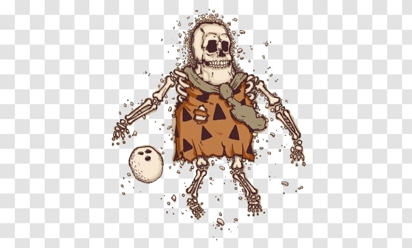 Fred Flintstone Pearl Slaghoople Wilma T-shirt Fossil - Cartoon - Simple Skeleton Illustrator Transparent PNG