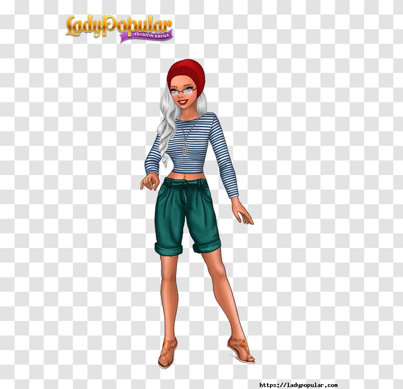 Lady Popular Woman Fashion Game Playsuit - Fictional Character - Mr Smee Transparent PNG