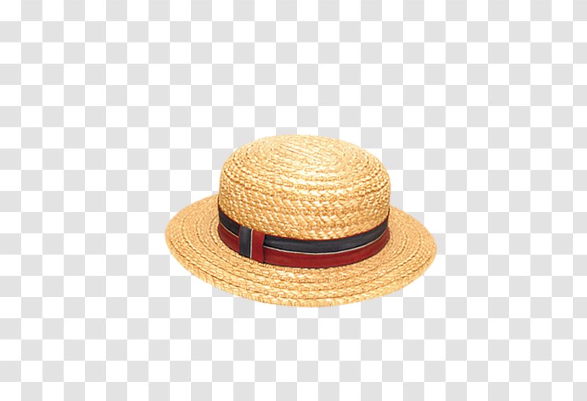 Straw Hat Designer Boater Transparent PNG