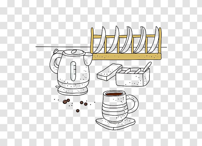 Coffee Cup Clip Art - Brand - And Kettle Transparent PNG