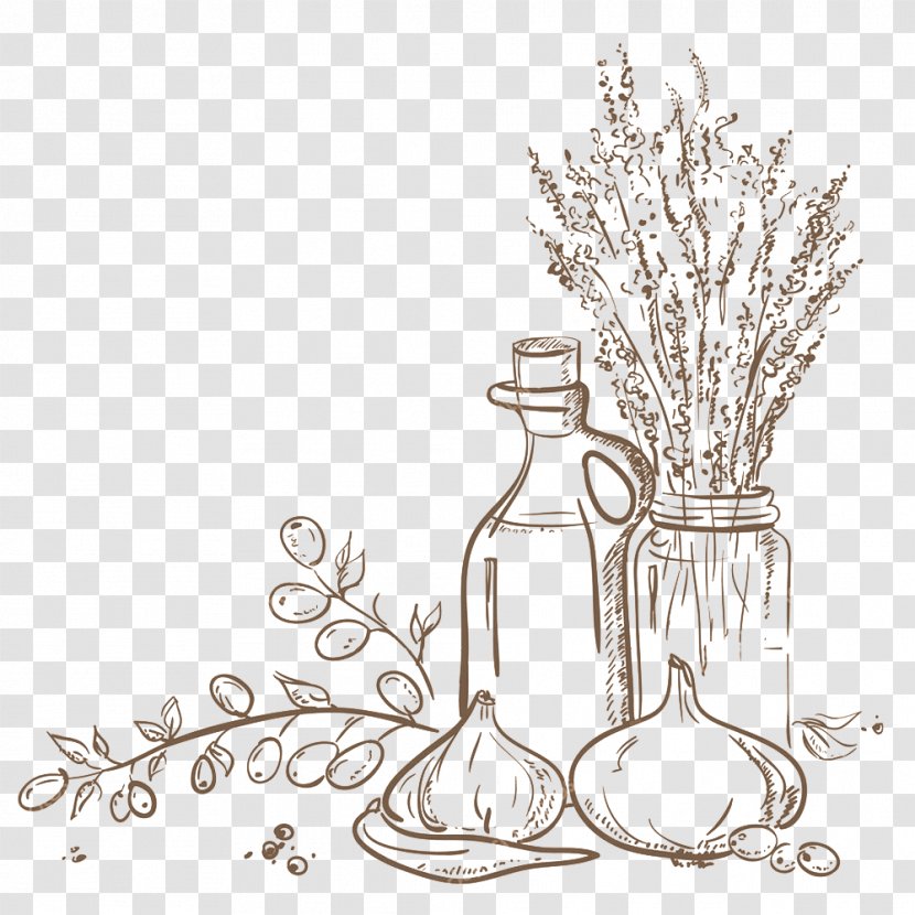 Olive Oil Cooking Oils Herb Culinary Arts - Tree Transparent PNG