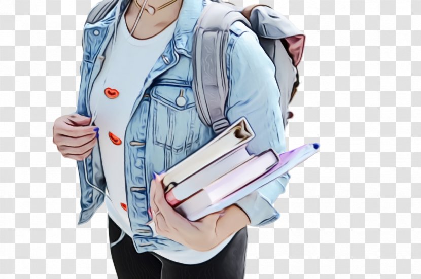 School Bag Cartoon - Finance - Denim Travel Transparent PNG