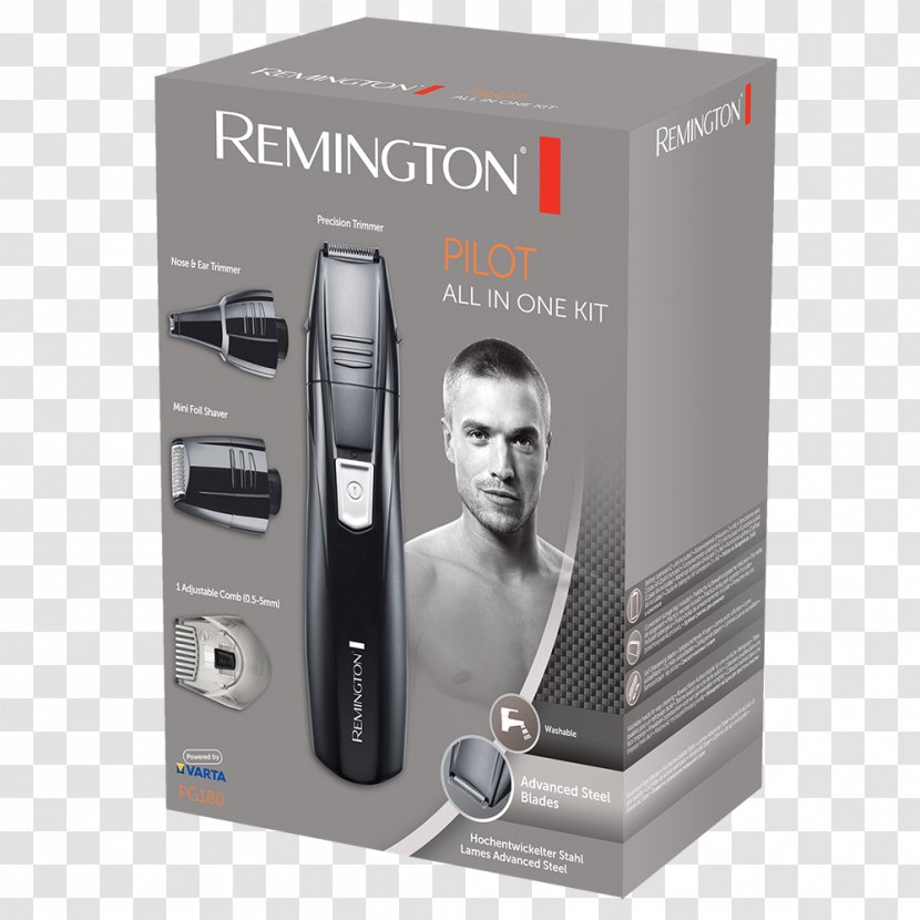 Hair Clipper Remington Products Comb PG6030 Grooming Kit Pilot PG180 - Multimedia - Personal Transparent PNG