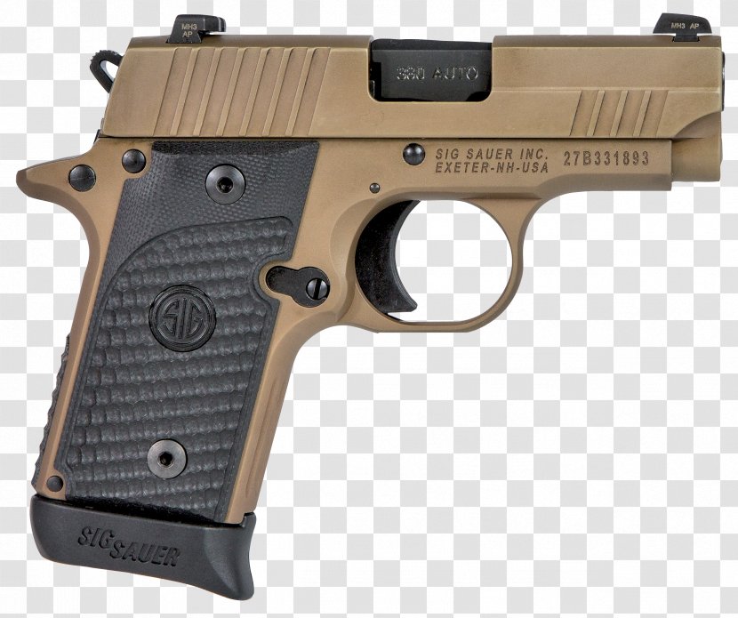 SIG Sauer P938 P238 1911 9×19mm Parabellum - Sig - Handgun Transparent PNG