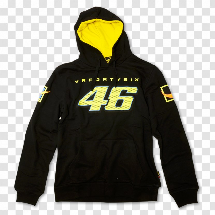 Hoodie T-shirt MotoGP Sky Racing Team By VR46 Bluza - Yellow Transparent PNG