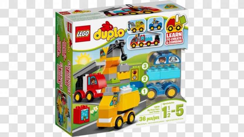 LEGO 10816 DUPLO My First Cars And Trucks Lego Duplo Toy - Creator - Car Transparent PNG