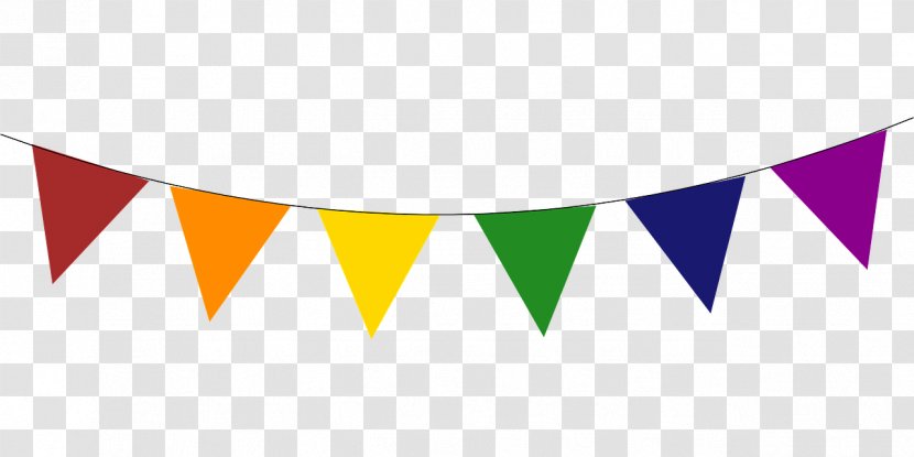 Flag Banner Pennon Clip Art - Party Transparent PNG