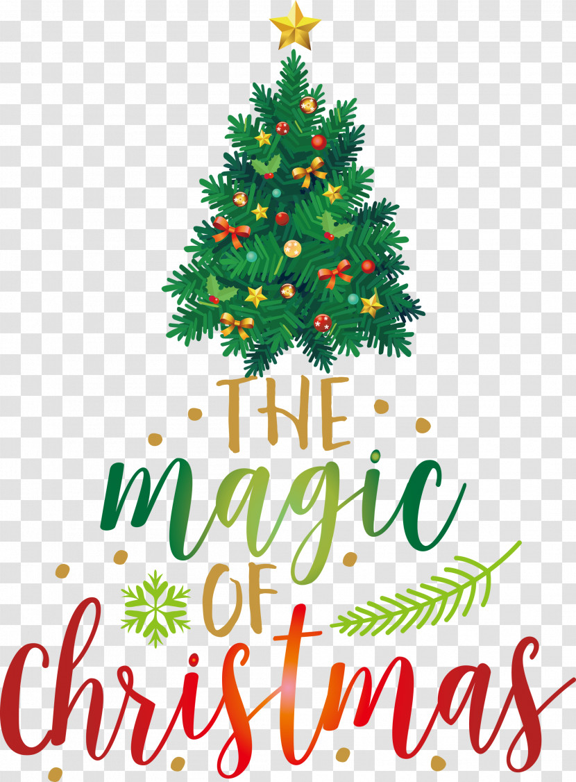 The Magic Of Christmas Christmas Tree Transparent PNG