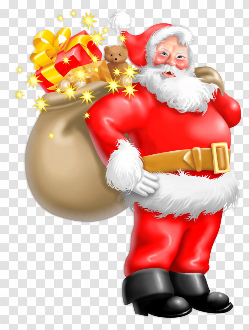 Santa Claus Christmas Hotline Clip Art - Card - Saint Nicholas Transparent PNG