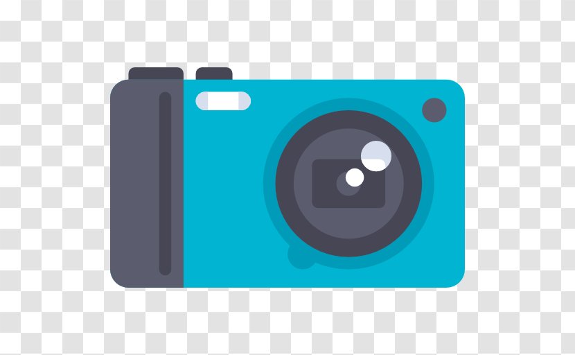 Camera Lens Digital Icon - Button - Blue Transparent PNG