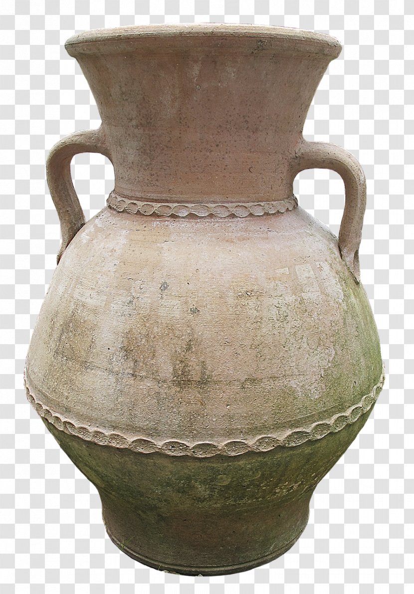 Amphora Image Vase Ceramic - Jug Transparent PNG