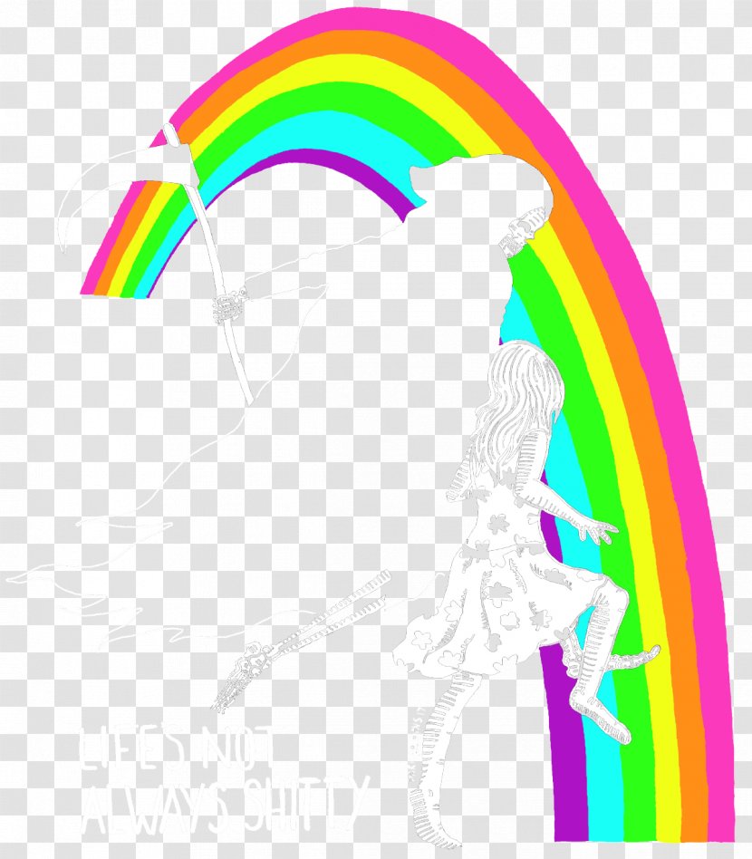 Illustration Clip Art Line Character Rainbow Shops - Sky - Fictional Transparent PNG