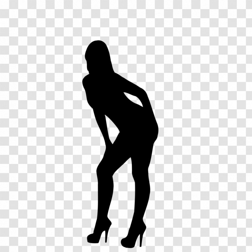 Silhouette Woman Female - Human Behavior - Black Transparent PNG